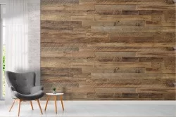 Carta da Parati Rivestimento Legno