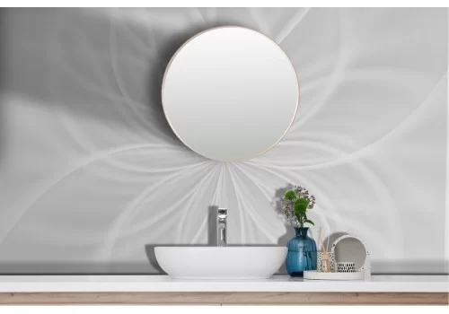 Artistic Stylized Flower White Wallpaper 2