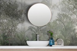 Adhesive Wallpaper Tropical Jungle Forest Green Mist