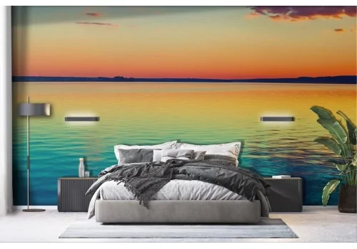 Wallpaper sunset sea relax -a181