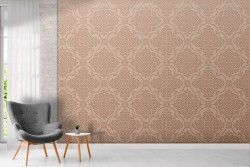 Vintage gold wallpaper from the 60s