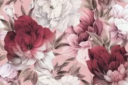Elegant floral wallpaper