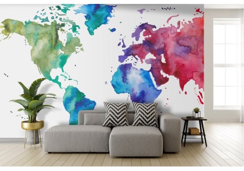Colorful abstract modern world wallpaper 2