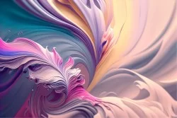 Elegant colorful wave wallpapers