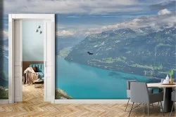 Carta da Parati Fiumi Cascate Laghi Montagna