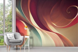 Vintage wave wallpaper