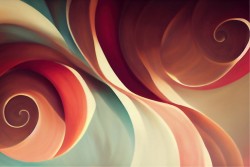 Vintage wave wallpaper