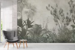 Green tropical wallpaper