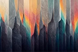 Colorful geometric wallpaper