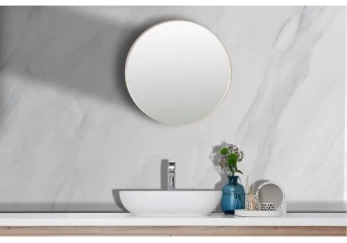 White marble effect wallpaper 2