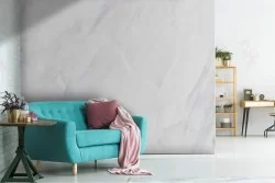 White marble effect wallpaper