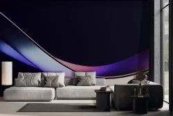 Carta da parati astratta moderna design luce colorata