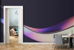 Carta da Parati Adesiva astratta moderna design luce colorata