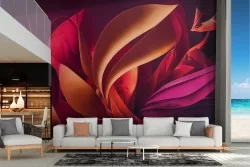 Carta da Parati foglie giapponese