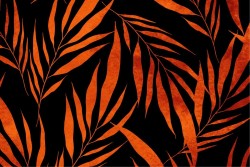 Tropical Zen Leaves Wallpaper