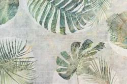 Tropical leaves wallpaper