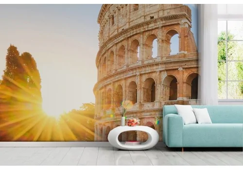 Wallpaper Rome Colosseum Sunset -a237
