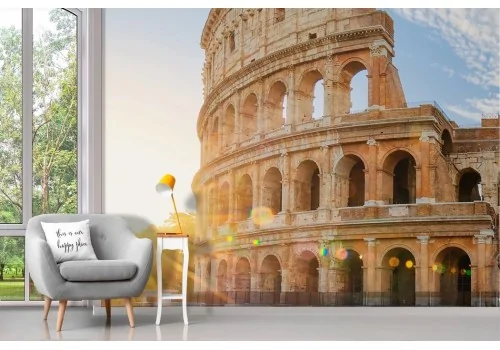 Carta da parati Roma Colosseo tramonto 2