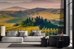 Carta da parati paesaggio toscano