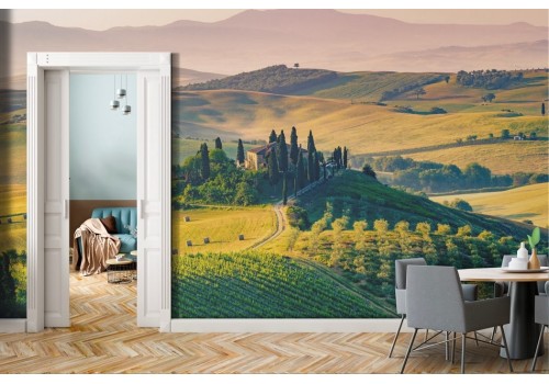 Tuscan landscape wallpaper 2