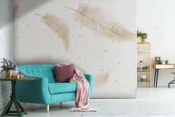 Carta da Parati piume