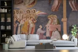 Carta da Parati dipinto d'epoca