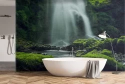 Carta da parati cascata zen natura