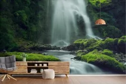Adhesive Wallpaper Zen Waterfall Nature