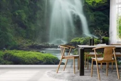 Zen waterfall wallpaper