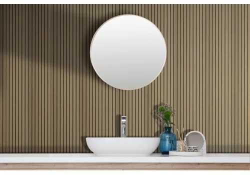 Carta da parati righe con sfondo dorato vintage 2