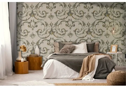 Damask vintage wallpaper decoration 2