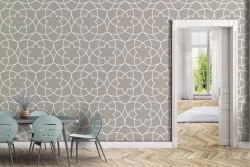 Vintage geometric wallpaper