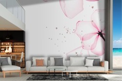 Pink flowers wallpaper