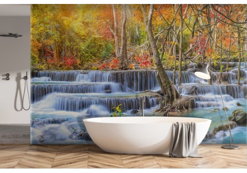 Carta da parati cascata natura zen