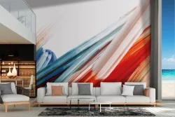 Wallpaper brushstrokes colorful paint