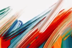 Wallpapers brushed with colorful paint