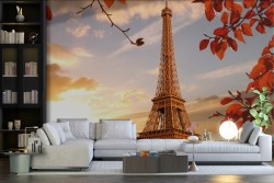 Paris Sunset Wallpaper