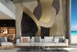 Ivory silhouette wallpaper