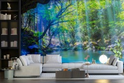 Waterfall nature wallpaper