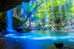 Wallpaper nature waterfall