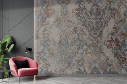 Carta da Parati damascata vintage