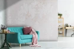 Vintage white wallpaper