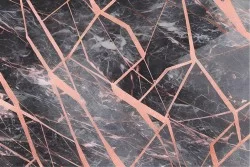 Carte da Parati marmo nero e rosa