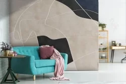 Carta da Parati sfondo astratto onde