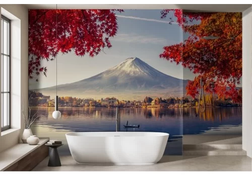 Japanese nature lake wallpaper