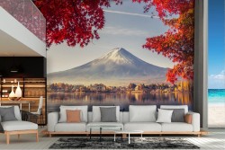 Japanese lake wallpaper