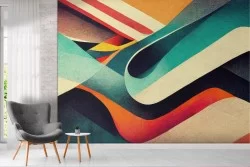 Carta da Parati artistica colorata