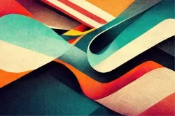 Carte da Parati artistica colorata