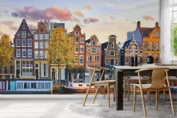 Carta da Parati case colorate