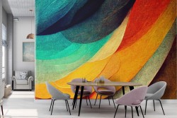 Carta da Parati artistica colorata